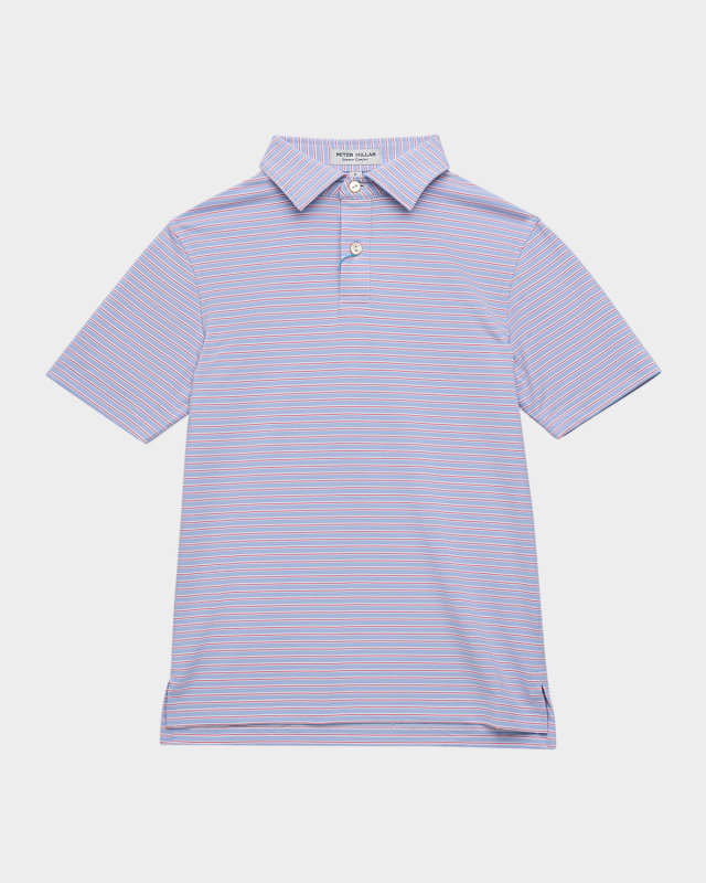 Boy's Daven Youth Performance Jersey Polo, Size XS-XL